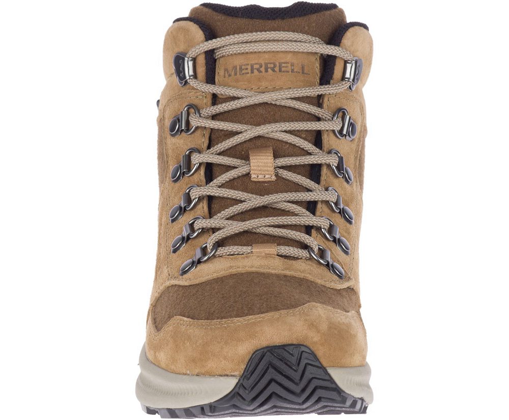 Merrell Boots Brown - Ontario 85 Wool Mid Waterproof - Womens 70PWADTVU